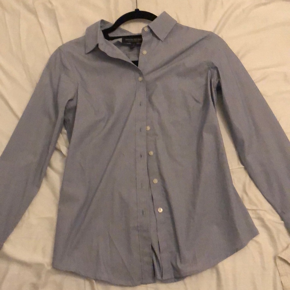 Banana Republic Chambray Riley Fit Dress Shirt